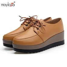2017 women shoes Summer genuine leather flats shoes female casual flat women loafers shoes slips leather casual shoes ML06