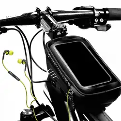 Сумка для горного велосипеда непромокаемая Водонепроницаемая MTB Передняя сумка чехол для мобильного телефона Аксессуары для велоспорта