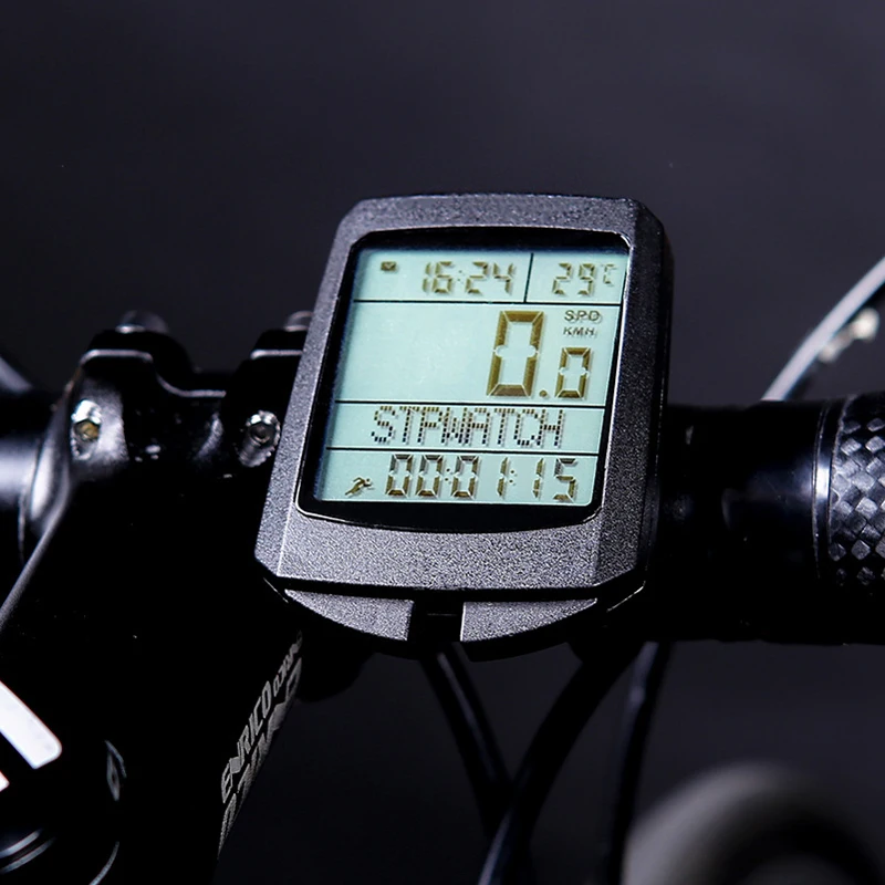 

Wireless Bike Computer Waterproof MTB Cycling Digital Backlight Screen Stopwatch Speedometer Odometer Bicycle Computer