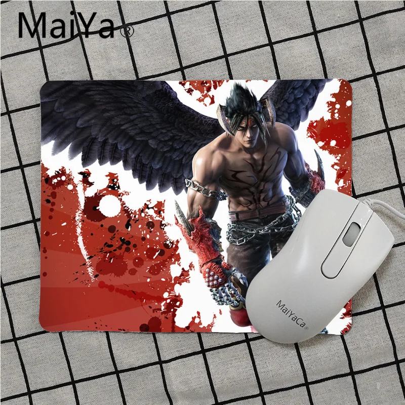 Maiya высокое качество игры Tekken индивидуальные ноутбук игровой коврик для мыши Лидер продаж подставка под руку мышь - Цвет: No Lock Edge18x22cm