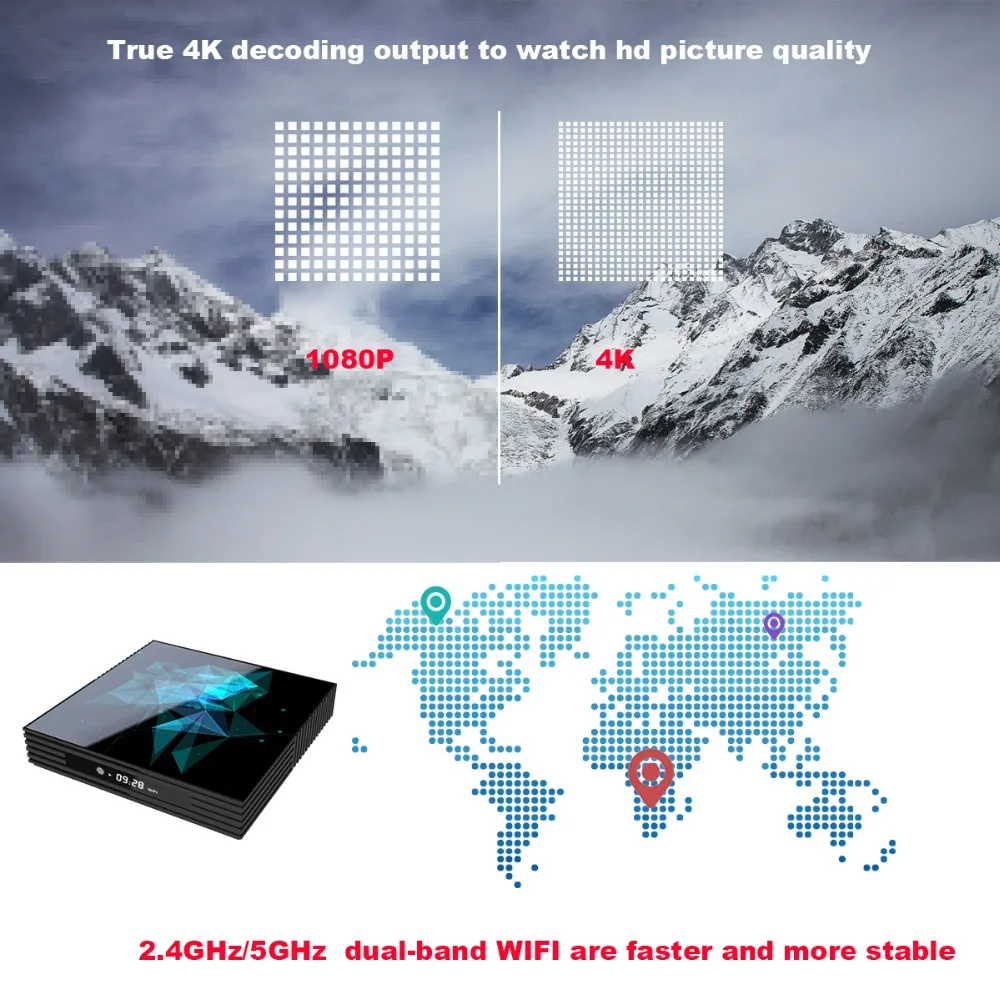 Android tv Box 9,0 A95X Z2 Rockchip 4 ГБ 32 ГБ 64 Гб 2,4/5,0G WiFi BT Google Play 4K Smart Android Box tv PK H96 MAX RK3318