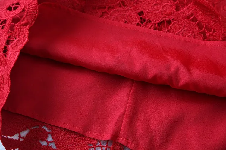 Короткое платье с вышивкой, новинка, высокое качество, Весенняя женская одежда, зимнее платье размера плюс XXL 4XL, мини трапециевидные вечерние платья красного цвета