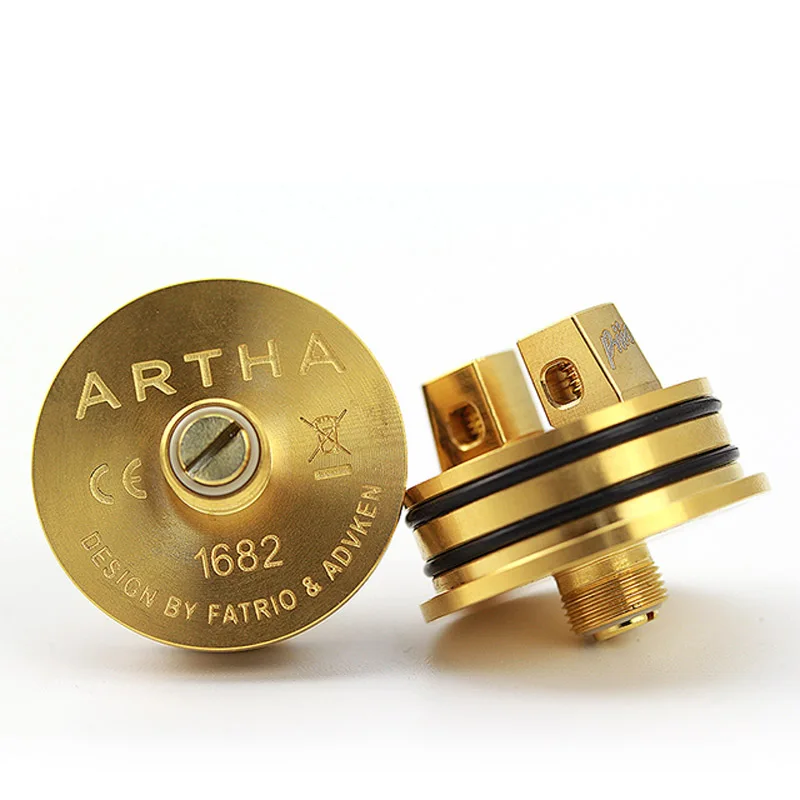 Атомайзер Advken Artha RDA 24 мм BF Rebuildable Dripping 510 Tank 810 с капельным наконечником для