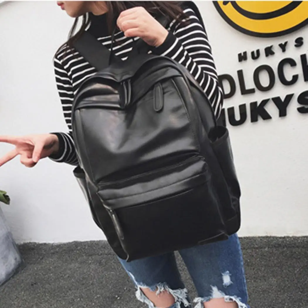 

Retro Vintage Hasp Backpack England Style Fashion New Crazy Horse Leather Backpacks Men's Bag Mochila Male Bolsa Sac