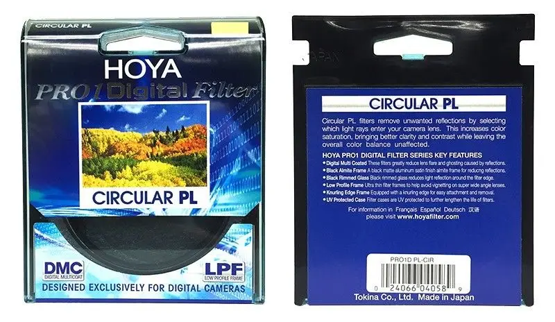 HOYA PRO1 цифровой фильтр CPL 49/52/55/58/62/67/72/77/82 мм поляризационный фильтр