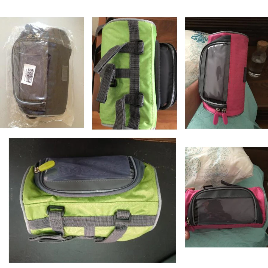 Top Large Bicycle Bags Handlebar Front Tube Waterproof Bike Phone Bag Touch screen Pack For Student Women Girl Accessories Cycling 5