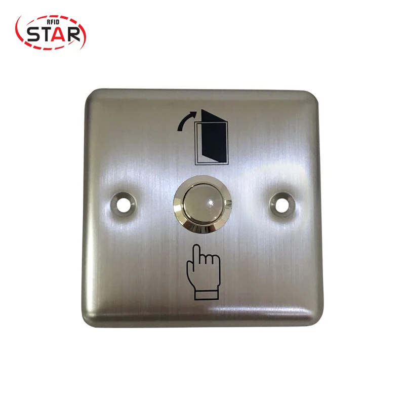 

5pcs/lot High quality waterproof metal exit push button switch Stainless Steel Panel Door open Push Button