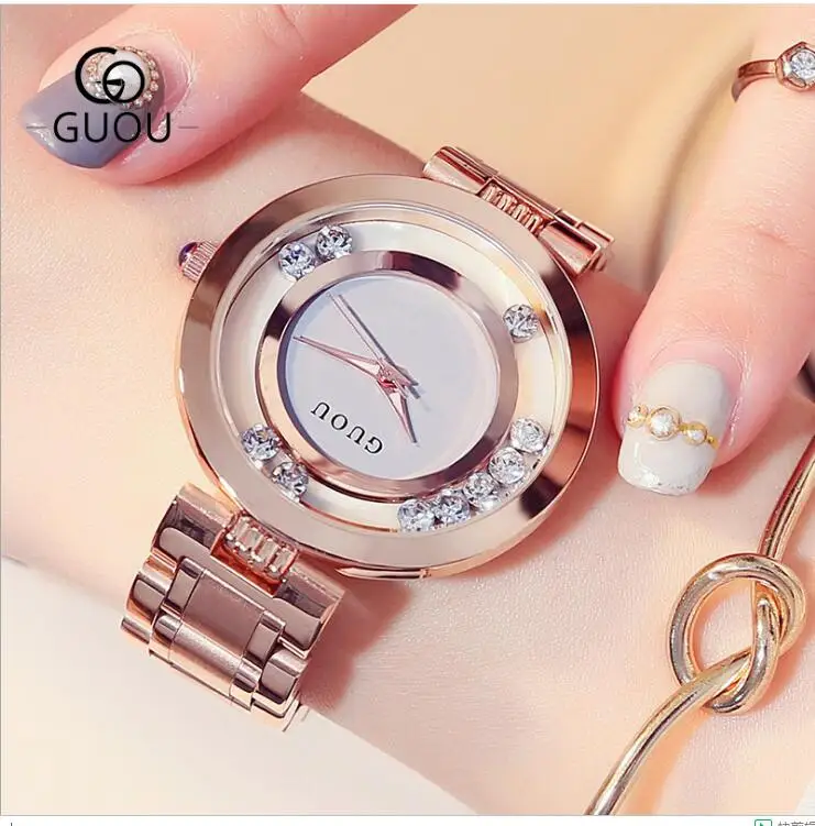 

Luxury Women Rhinestone Watch Famous Brands Gold Fashion Design Bracelet Watches Ladies Women Wrist Watches Relogio reloj
