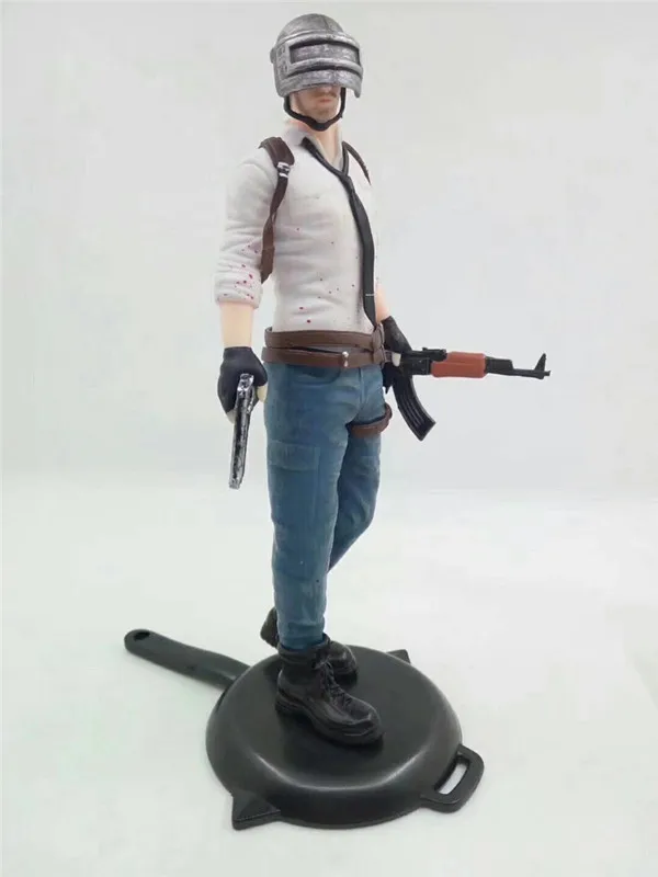  PUBG Playerunknown's Battlegrounds Around 6 inch doll Male role spot to eat chicken tonight plastic