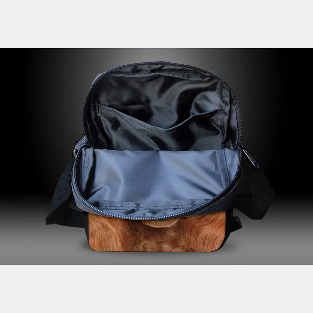 THIKIN 3D холст единорог Печать студентов сумка для девочек и мальчиков Модные Удобные сумки через плечо узор сумка через плечо Чехол на заказ