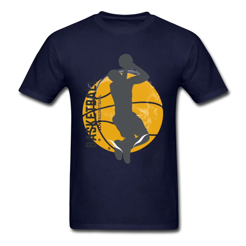 Basketball i love basketball Casual Summer/Fall Cotton Round Collar Mens T Shirt Customized T Shirts Brand Short Sleeve T Shirt Basketball i love basketball navy