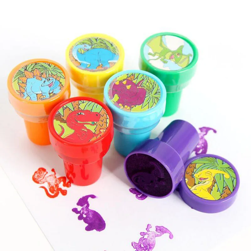 Дети антистресс Рисунок игрушка обучение Развивающие игрушки для детей DIY палец живопись инструмент мультфильм печать штамп окраска