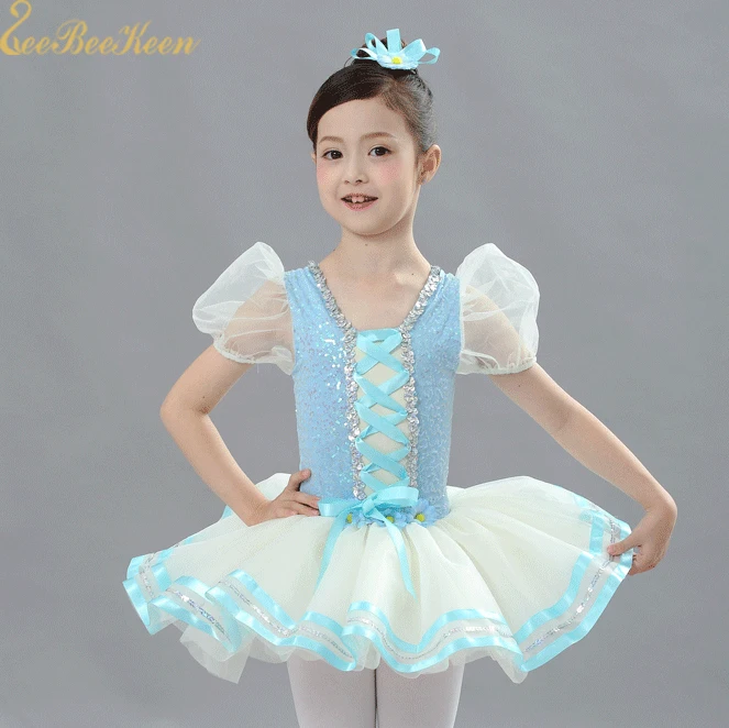 

Girls Tutu Ballet Dance Dress Children's Princess Dress Women Ballet Tutu Dress Ballerina Sequins Stage Performance Cosutme