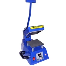 second hand sublimation heat press machine with heating plate size 12x 12cm ST230C