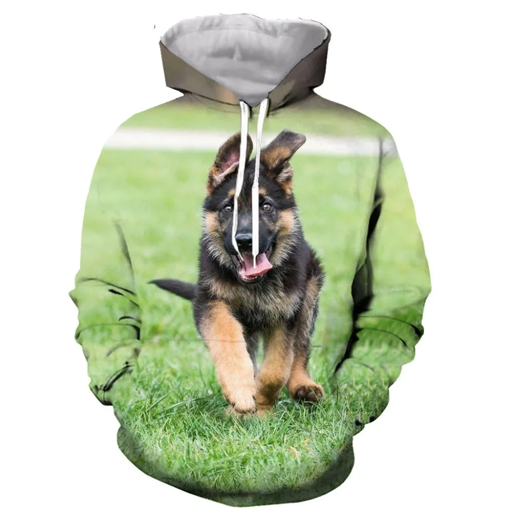 2020 German Shepherd Dog Cute Dogs Hoodie Men/Women 3D Print Hoodies