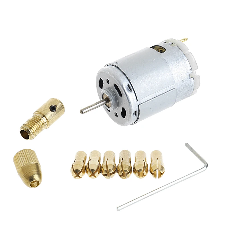 

New Mini Mirco Electric PCB Motor Drill Press Drilling Bits Tool Twist Drill 12V
