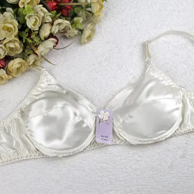 silk net bra