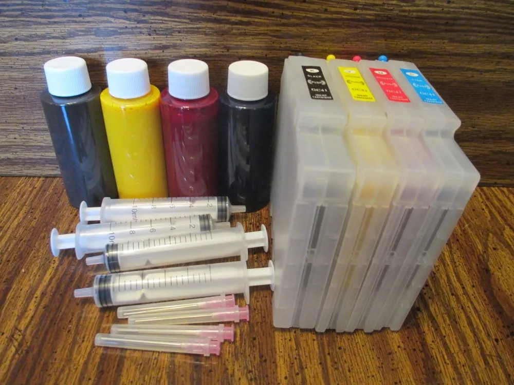 INK WAY SUBLIMATION INK REFILLABLE CARTRIDGES FOR RICOH 3110DN 7100DN