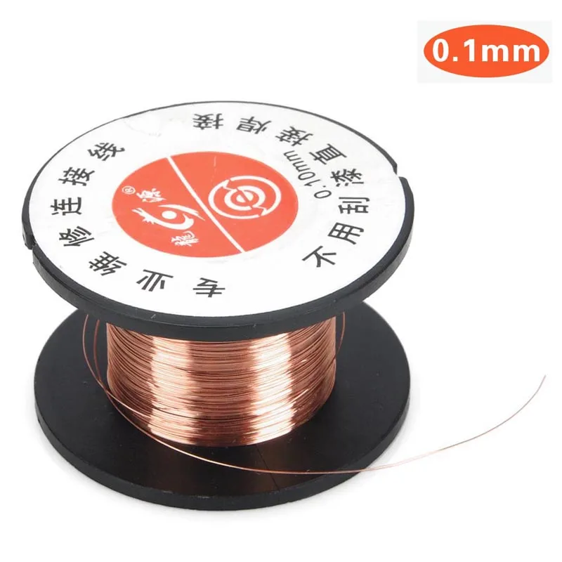 

0.1mm Link Wire Copper Soldering Wire Maintenance Jump Line Hookup Wire PCB Solder Repair Tool Enamelled Wire