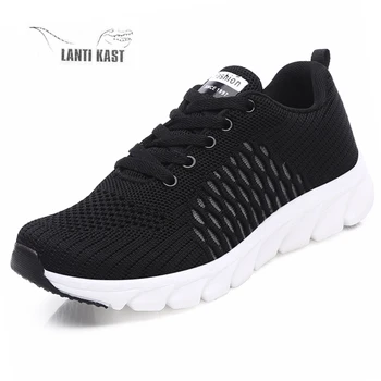 

New Women Casual Sport Shoes Fashion Breathable Female Lightweight Walking Mesh Flat Running Shoes Sneakers Woman кроссовки