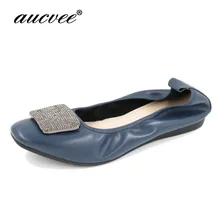Новинка года; женские балетки из натуральной кожи с кристаллами; Летние повседневные женские туфли; женские лоферы; кожаные туфли для медсестры в стиле ретро; F-66