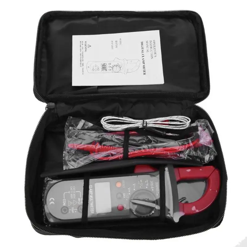 Digital Multimeter Current Clamp Pincers Voltmeter Ammeter AC/DC Ohm Current Voltage Tester Auto Range Amper Clamp Meter Digital Multimeter Current Clamp Pincers Voltmeter Ammeter AC/DC Ohm Current Voltage Tester Auto Range Amper Clamp Meter