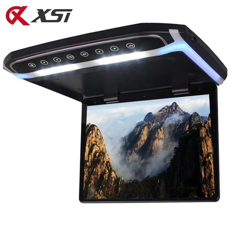 ЖК монитор XST 17 3 дюйма с откидной крышкой TFT HD 1080P видео USB FM HDMI SD сенсорная кнопка