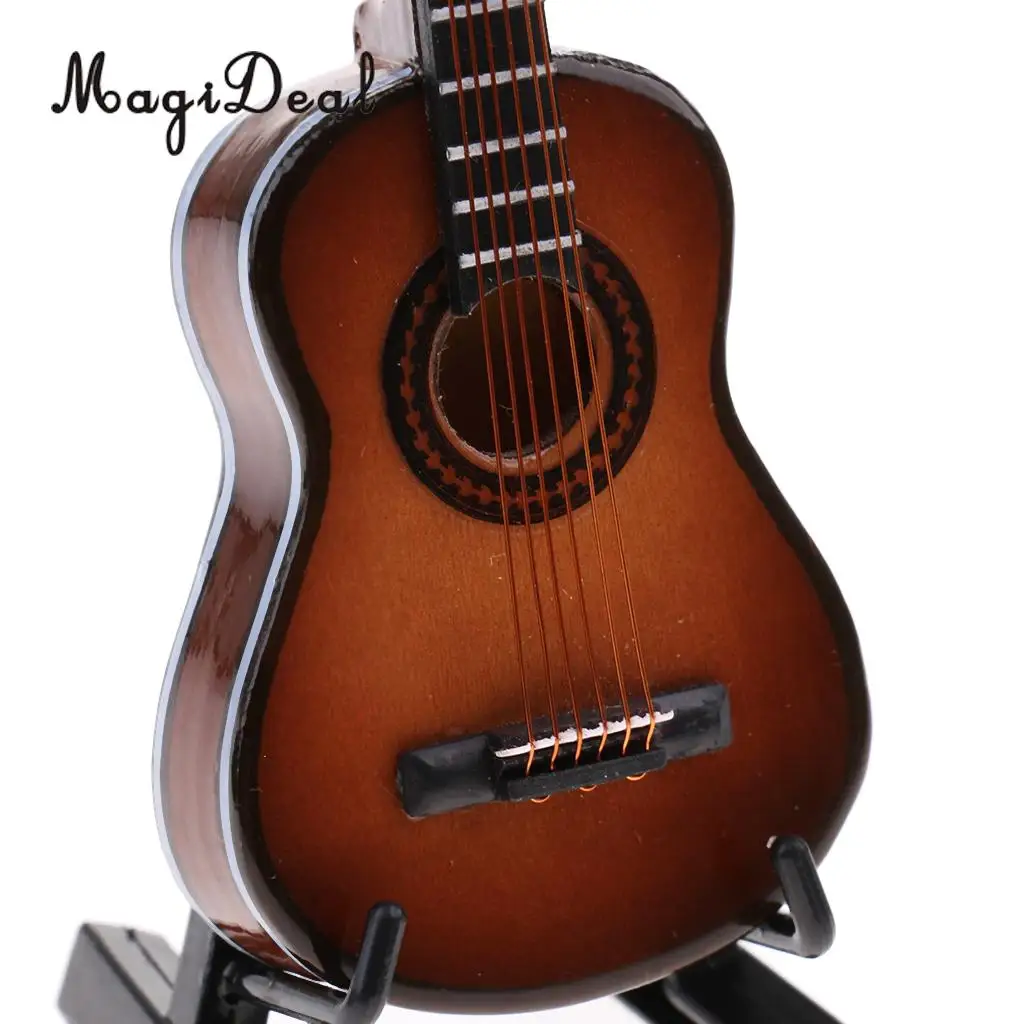 MagiDeal 1/6 Scale Handmade Classic Guitar Model Instrument for 12 Inch Action Figure Doll Toys Soldier Model DIY Accessories