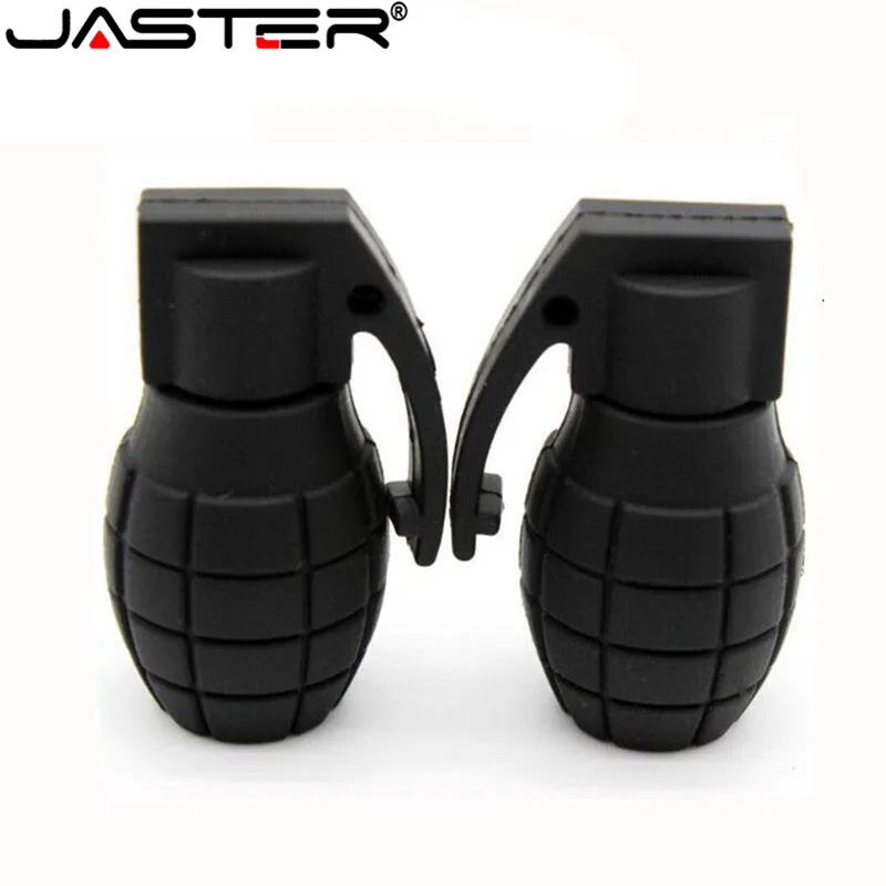 

JASTER promotion mini creative cartoon External Storage USB 2.0 4GB 8GB 16GB 32GB 64GB small Grenade notes USB flash drive