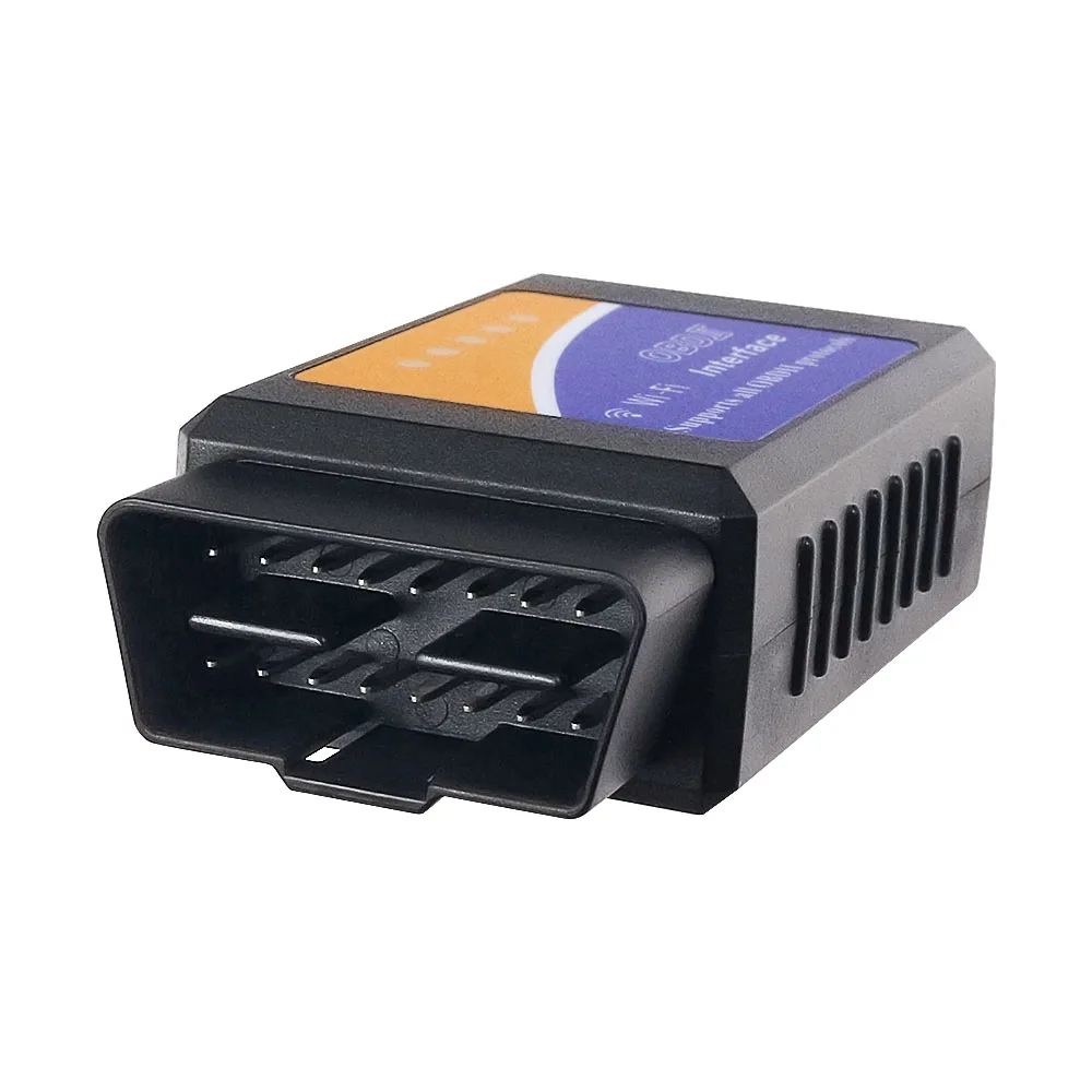 Super Mini OBDII ELM327 WIFI V1.5 25K80 Chip Auto Code Reader elm 327 1.5 obd 2 WiFi 12V Car Scanner For IOS Android Windows