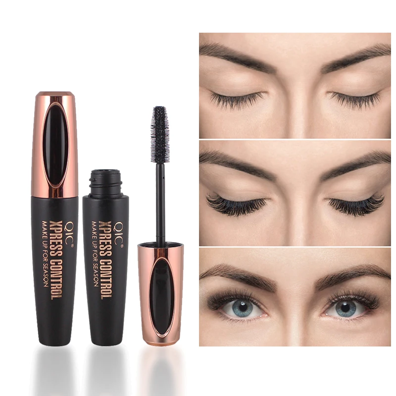 

4D Waterproof Mascara Anti-sweat Lasting Not Blooming Thick Long Curling Mascara Quick Dry Eyelashes Extension Eye Makeup TSLM2
