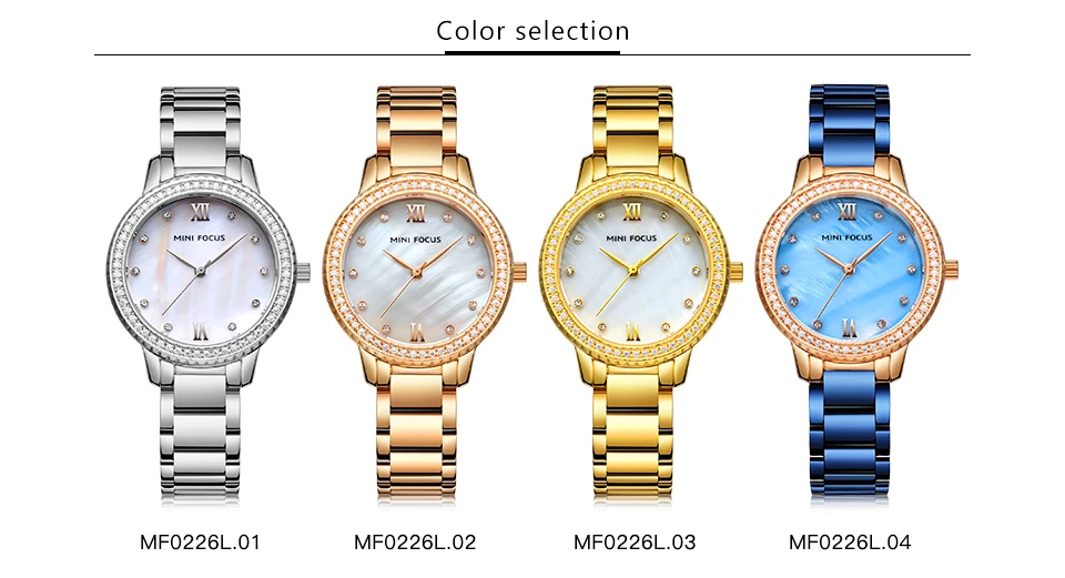 Мини фокус женские часы водонепроницаемые из нержавеющей стали женские часы для женщин часы брендовые Роскошные модные женские наручные часы