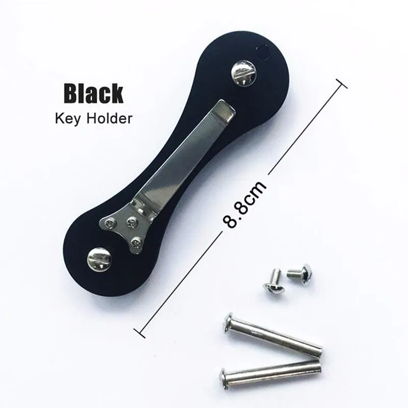High QualitId Key Wallet Smart keychain Key Ring Wallets Portable Compact Aluminum key clip Multi-functional Smart Clip key case key holder key organizer key purse