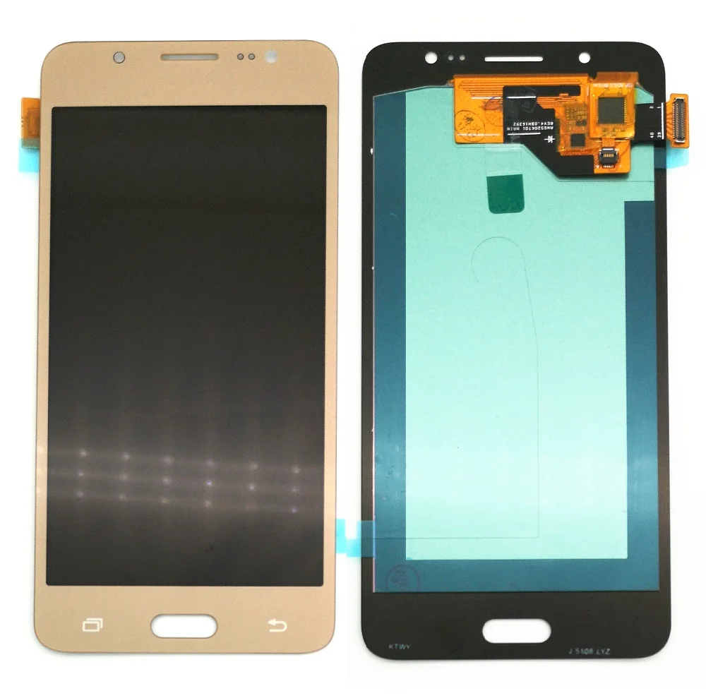 Tanie Super amoled LCD wyświetlacz do Samsung Galaxy J5 2016 J510 J510F J510M J510Y J510G wyświetlacz LCD montaż digitizera ekranu dotykowego