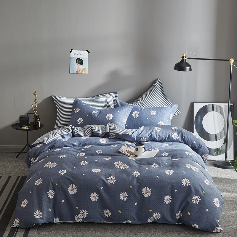 

100% Cotton Soft Home Textiles Bedding Set Bedclothes Include Duvet Cover Bed Sheet Pillowcase Comforter Bedding Sets Bed Linen