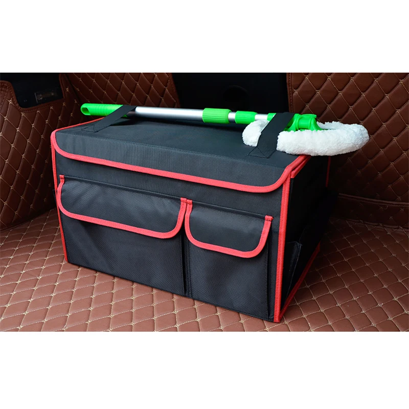 Автомобильный ящик для хранения es Автомобильный багажник Органайзер многослойный Автомобильный багажник коробка для хранения