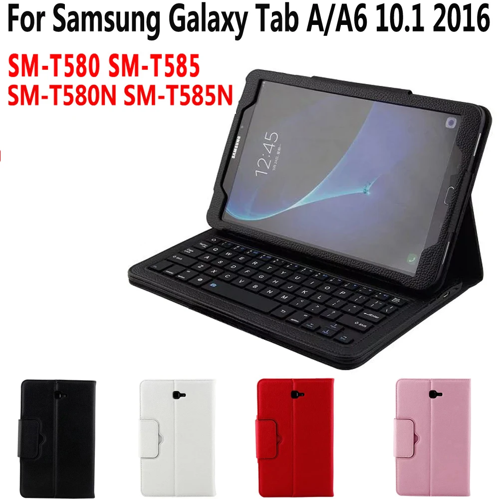 Bluetooth Keyboard Case for Samsung Galaxy Tab A A6 10.1 2016 2019 T580 T585 T580N T585N T510 T515 Keyboard Cover + Gift _ - AliExpress Mobile