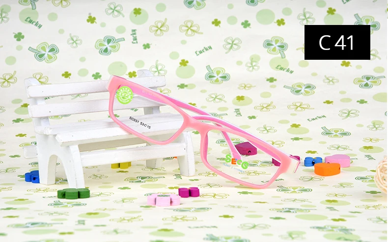SECG квадратная Съемная оптическая детская оправа, детские оправы, очки для близорукости, дальнозоркости, очки по рецепту, без винта