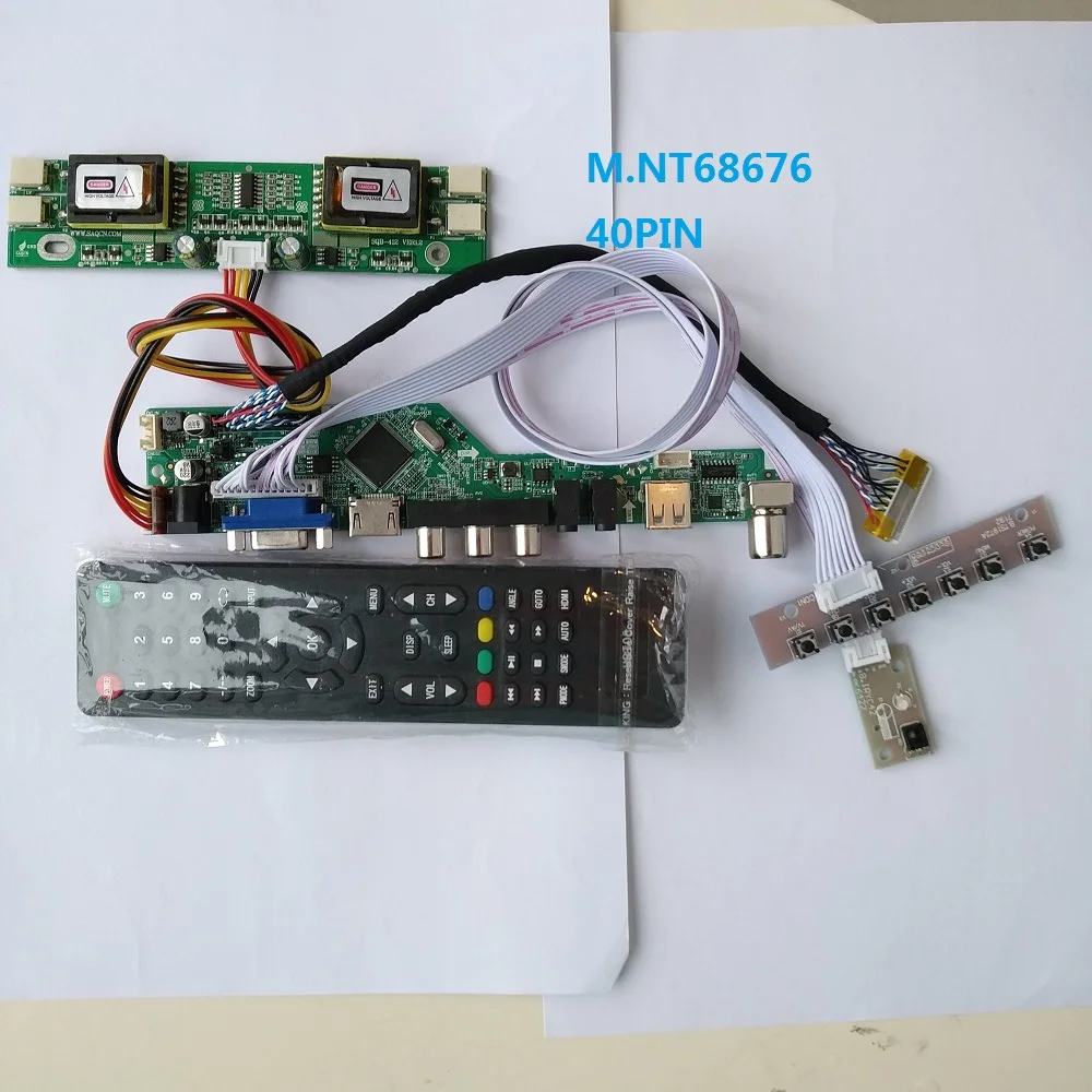 

Kit For B121EW09 V1 1280*800 DIY 2019 Driver DVI Audio VGA HDMI Controller board LVDS 40pin 12.1" Panel Screen LCD LED