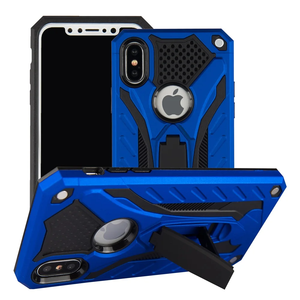 Case For iPhone 13 Pro Max 12 11 7 8 Shockproof Military Drop Silicon Case For iPhone 6 6s Plus X 5 5s SE Kickstand TPU Cover cool iphone 12 pro max cases