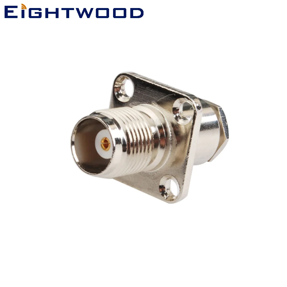 Eightwood зажим TNC разъем Женский RF коаксиальный адаптер с 4 отверстиями Панельное