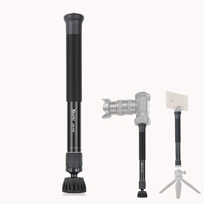 Lightweight Portable Travel Photo Video Monopod Max Height 121cm Folded Height 30 5cm Max Load 2KG