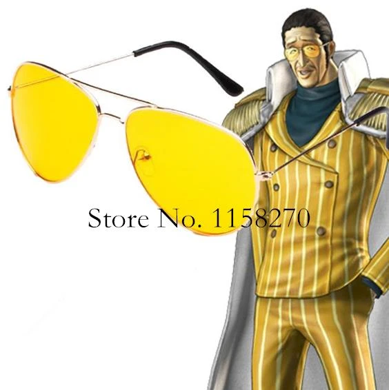 ワンピース海軍提督ボルサリーノkprusoian黄黄猿コスプレメガネ Aliexpress