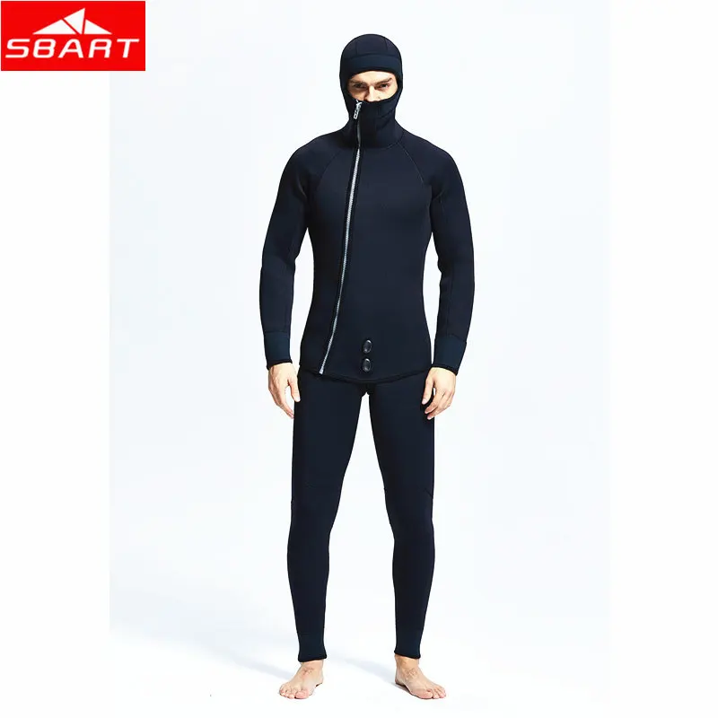 

SBART 5MM Thick Neoprene Wetsuits Two-Pieces Deep Diving Keep Warm Spearfishing Wet Suits High Quality Neoprene Diving Wetsuits