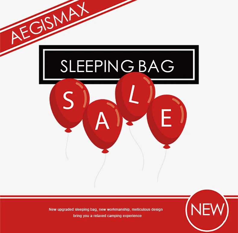 Branco para Baixo Saco de Dormir 2 Aegismax Novo Mini Atualização Nano e nano 2 Splicing Longo 95% Ganso Ultraleve Mummy Caminhadas Camping 800 fp 2 Sacos de dormir