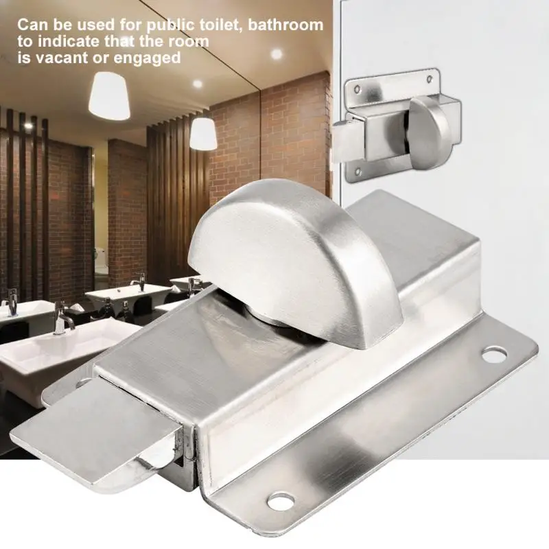 Buy WC Toilet Indicator Door Lock Bathroom Toilet