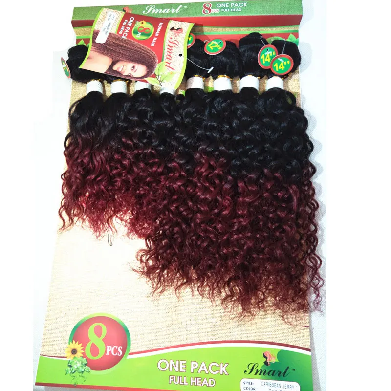 

Mongolian Kinky Curly Hair Crochet Hair Extensions 8Pieces/lot afro kinky curly hair tangle free brazilian deep curly hair