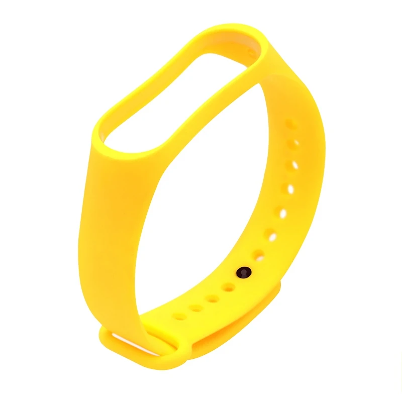 

For Xiaomi Mi Band 3 Tpu Strap Wristband Replacement Smart Sport Watch Wrist Band(Yellow)