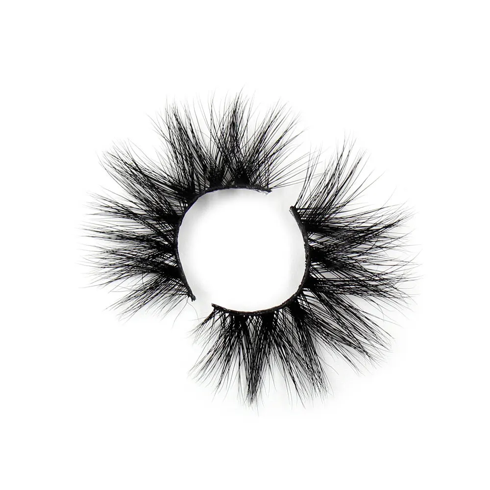 LEHUAMAO 25mm Eyelashes 3D Mink False Eyelash Long Wispy Fluffy Curly Lashes Cruelty Free Natural Lash Dramatic False Eyelashes - Цвет: G05