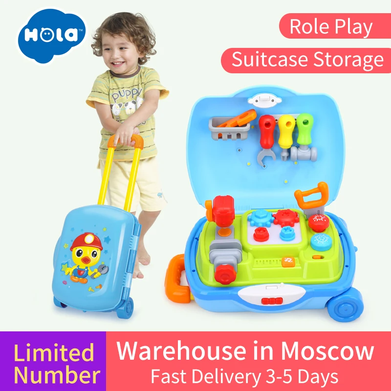 Multifunctional music Suitcase Kids learn Hammer hit toy set Lights With Adjustable Sound Educational Music Toys For boys Multifunctional music Suitcase Kids learn Hammer hit toy set Lights With Adjustable Sound Educational Music Toys For boys